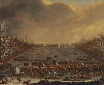 Frost Fair on the Thames, with Old London Bridge in the Distance by Unbekannt Unbekannt